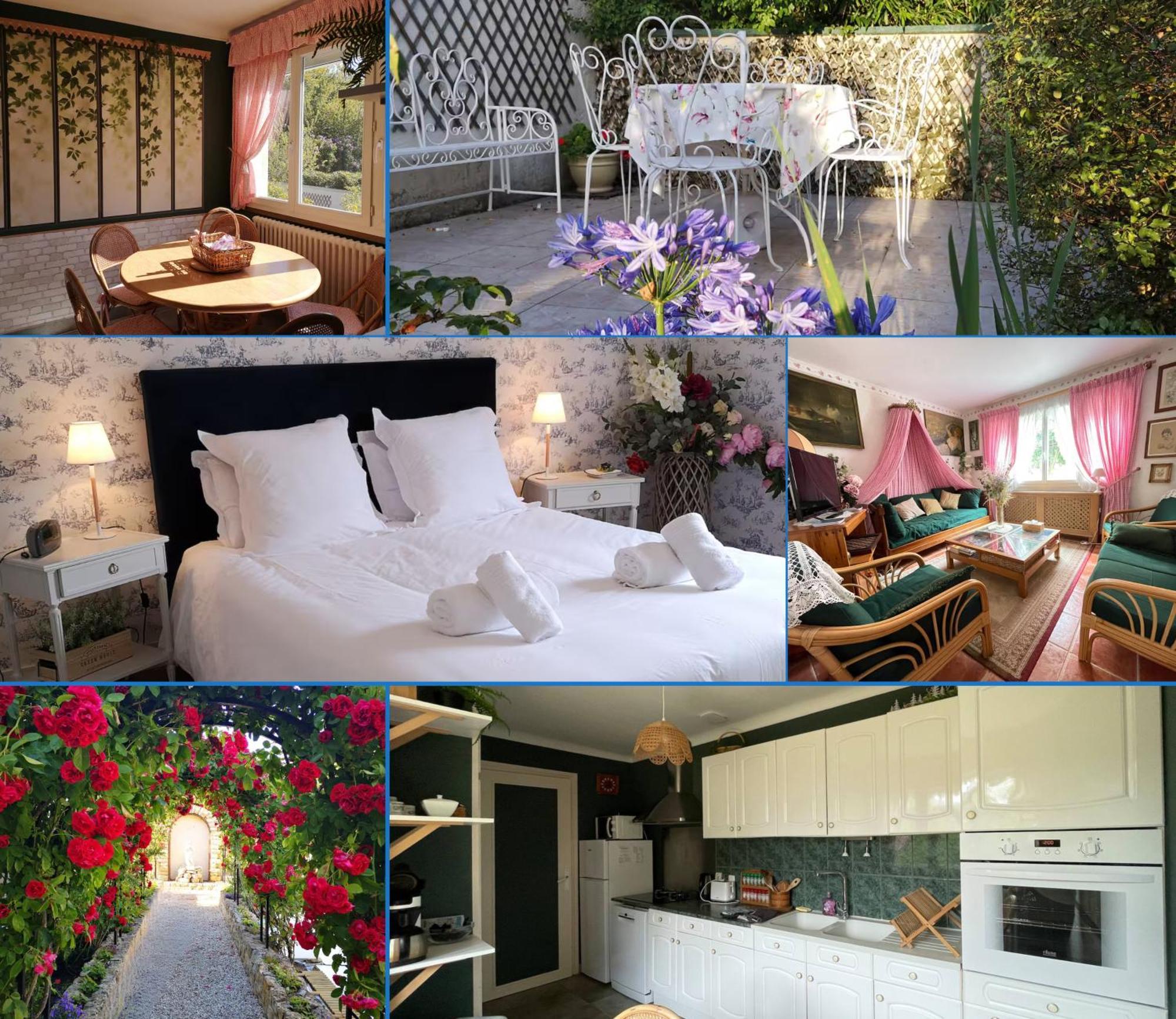 La Roseliere Maison Plain Pied Confortable Belle Decoration Jardin Magnifique 10 Mn A Pied Centre Ville Bayeux Proche Plages Du Debarquement 外观 照片